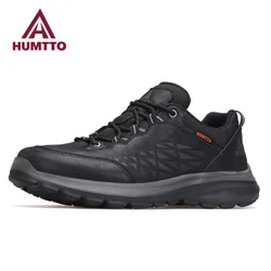 HUMTTO Lightweight Running Shoes for Men Luxury Designer Jogging Man Sneakers Outdoor Men's Sports Shoes Leather Casual Trainers