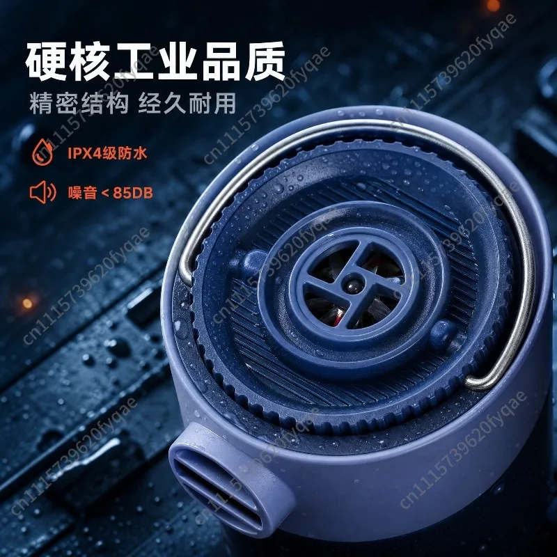 Air pump Outdoor portable air pump Lighting charging Solar cross-border export