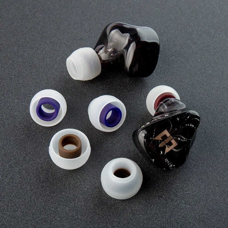 TRI Clarion Silicone-Earphone Eartips 3 Pairs for S/M/L Size Headphone Accessory Wired Headset Earbuds KBEAR HBB KAI I3 Pro IEMS image 4