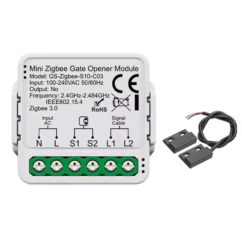 B04C-Remote Control Module Tuya Garage Door Opener Controller Gate Door Switch For Alexa Google Home Yandex Voice Smart Life