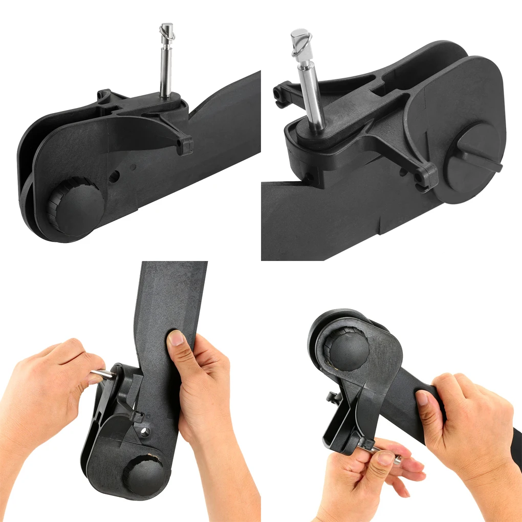 Kayak Foot Diretion Control Rudder Steering System Canoeing Clip Buckle Mounting Tools Replacing Part Repairing Kit Boat