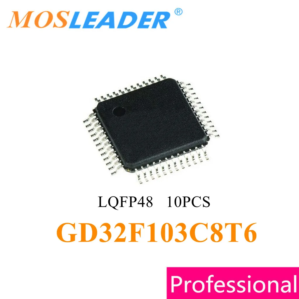 

Mosleader 10 шт. GD32F103C8T6 оригинальный LQFP48 64KB Замена STM32F103C8T6 непосредственно GD32F Замена серии STM32F техническая поддержка