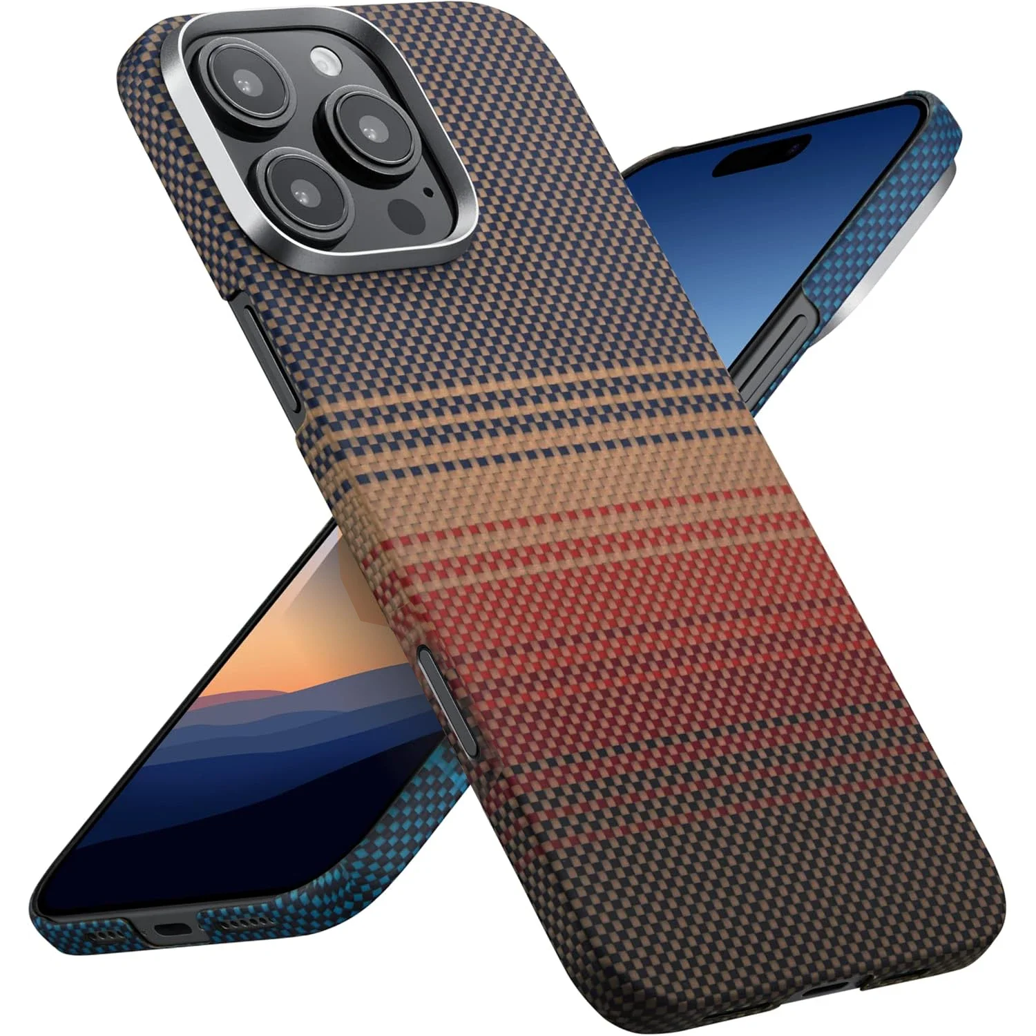 

Чехол из настоящего чистого углеродного волокна, легкий чехол из арамидного волокна для iPhone 15 16 Plus Pro Max, ультратонкий чехол, совместимый с MagSafe