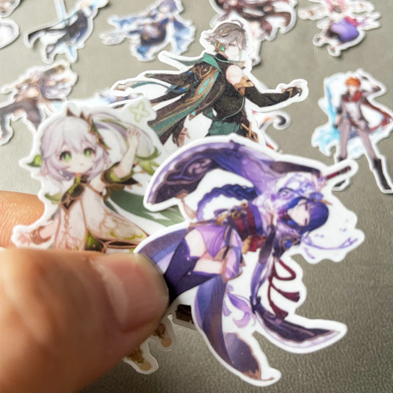 24pcs Large Genshin Impact Sticker — Yae Miko Tartaglia Raiden Shogun Alhaitham Juglans Regia Klee