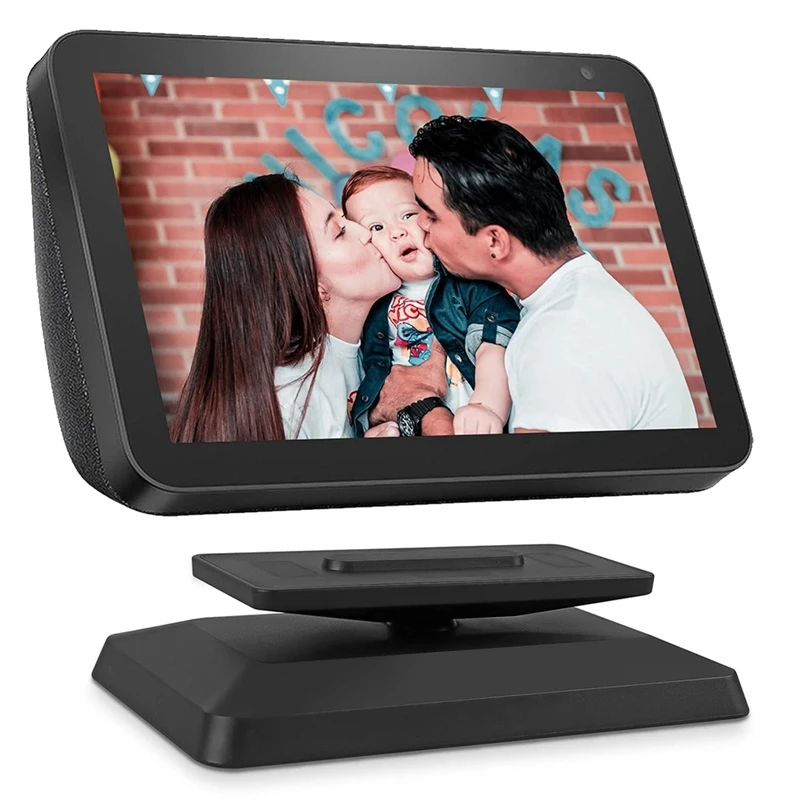 

Stand For Echo Show 8, Smart Speaker Stand Mount Bracket Holder For Echo Show 8, Table Mount Accessories - Black