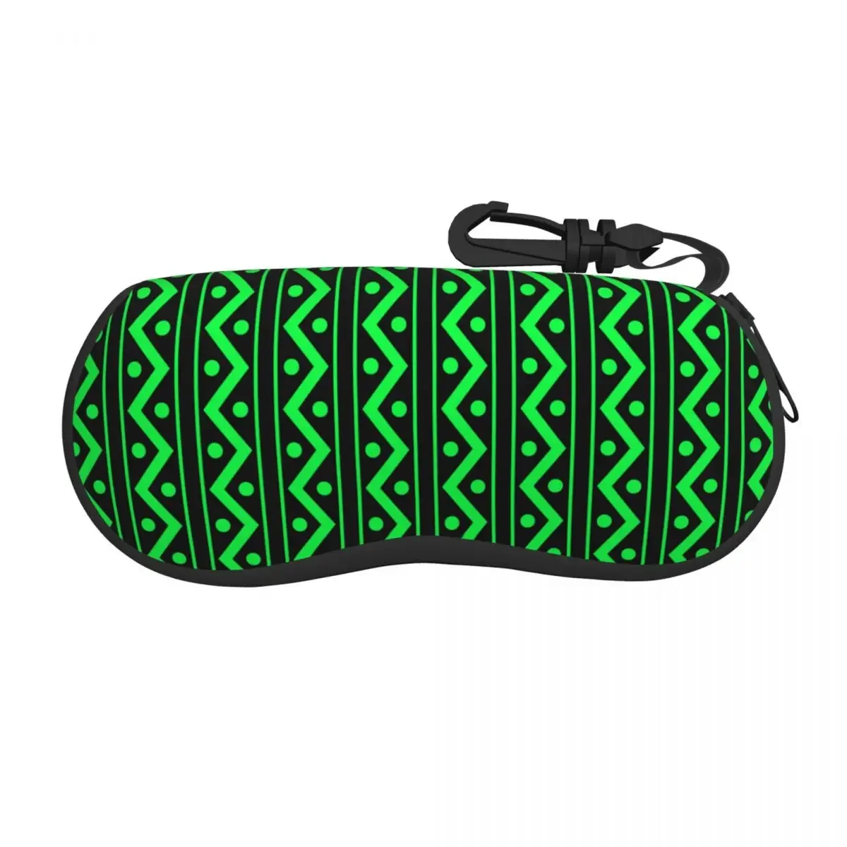 

Custom Zigzag Pattern Shell Glasses Case Unisex Fashion Bohemian Modern Geometric Eyeglasses Case Sunglasses Protector Box