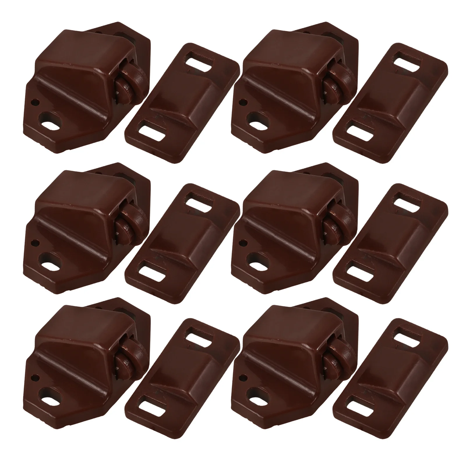 20Pcs Cabinet Door Ball Catch Heavy Duty Plastic Furniture Lock Latch for Cupboard Closet Interior Doors Durable Reliable