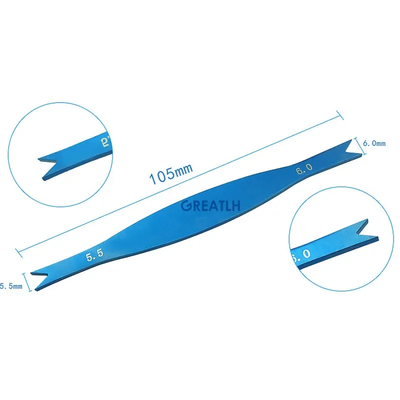 Pinza oftálmica Braunstein Fixd, instrumento ocular Autoclavable de acero inoxidable y titanio