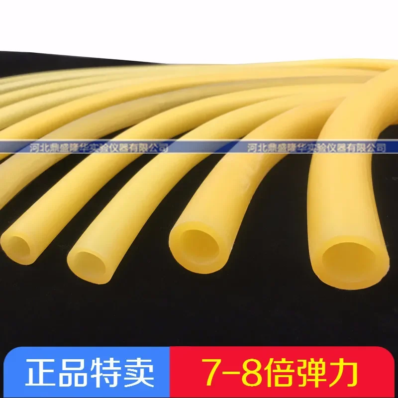 ID 8mm 9mm x 12mm OD Nature Latex Rubber Hose Flexible Pipe High Resilient Elastic Surgical Medical Tube Soft Slingshot Catapult