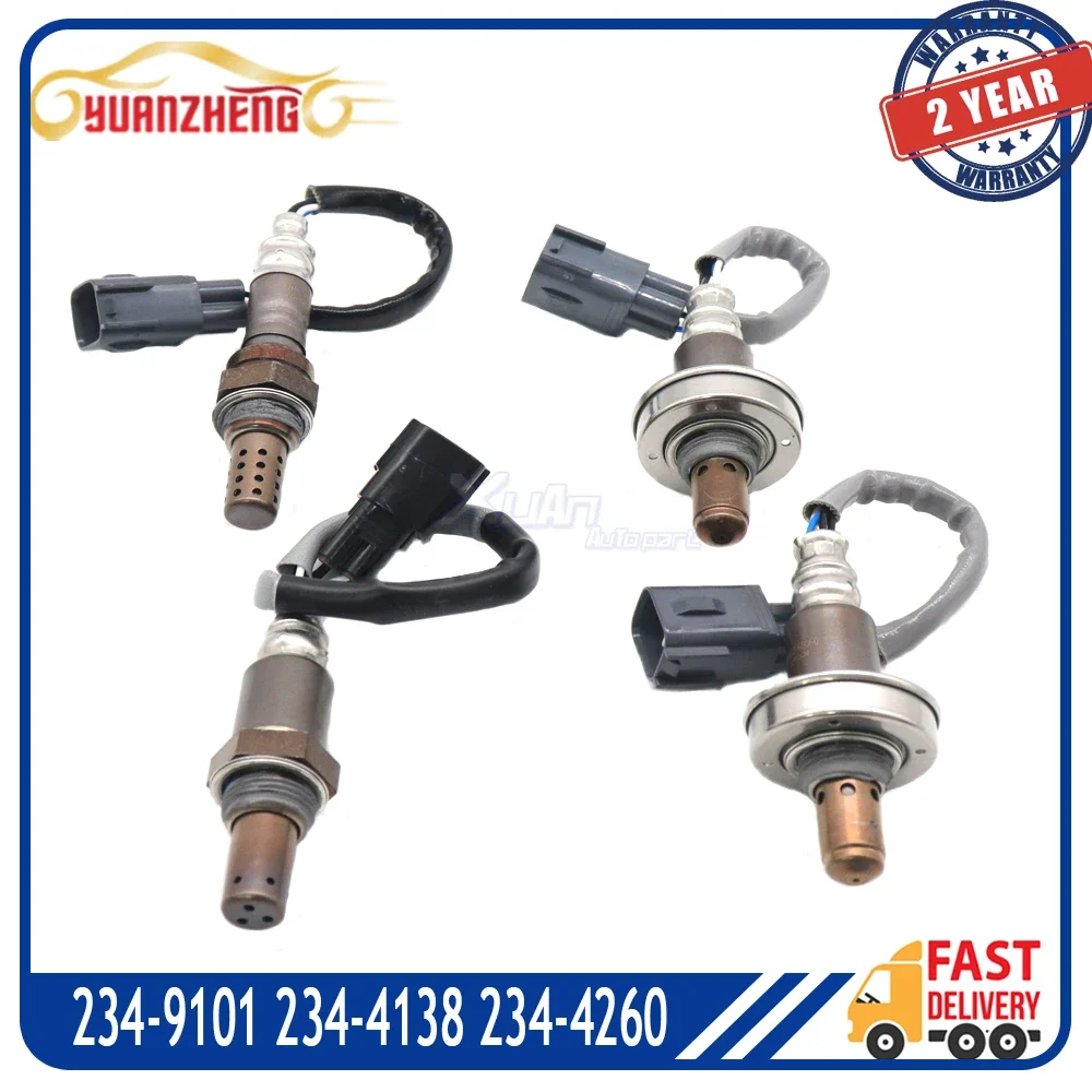 4pcs Up+Downstream Air Fuel Ratio Lambda O2 Oxygen Sensor 234-9101 234-4138 234-4260 for Toyota 4Runner Lexus GX470 4.7L 03-04