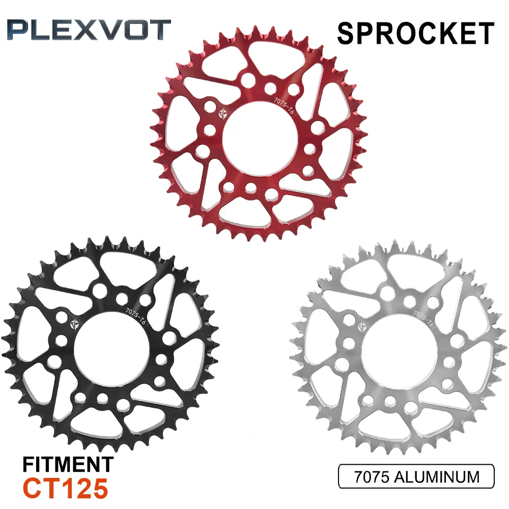 

Motorcycle Rear Chain Sprocket 7075 Aluminum Alloy For Honda CT125 Hunter Cub 2020-2025 Accessories