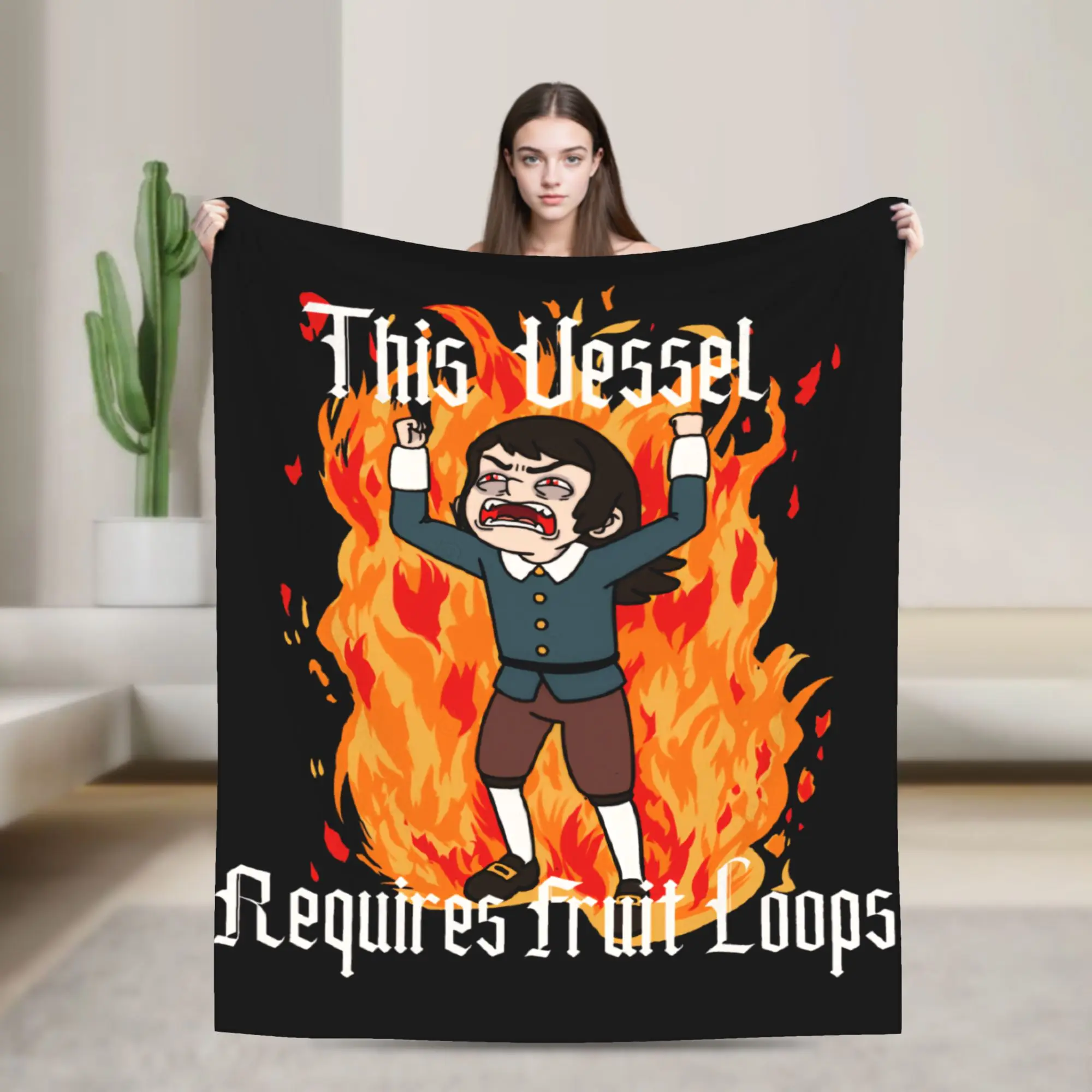 Feed Me Katherine Haunted Hotel  Blanket  Flannel Awesome Soft Throw Blanket for Chair Covering Sofa Autumn/Winter