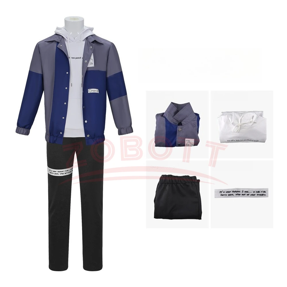 

Sumino Takumi Cosplay The Hundred Line -Last Defense Academy Costume Hoodie Jacket Pants Uniform Halloween Men Women Casual Suit