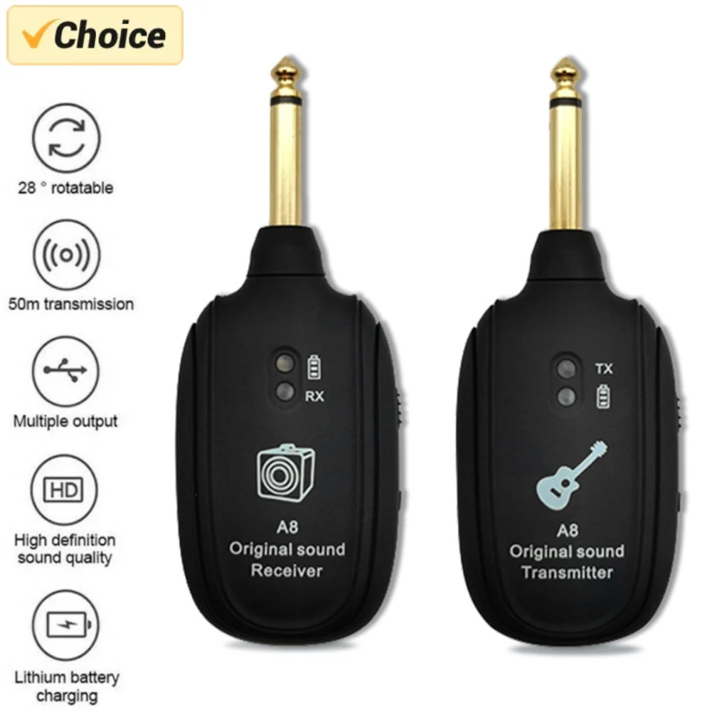 A8 Uhf Guitar Wirel… - image