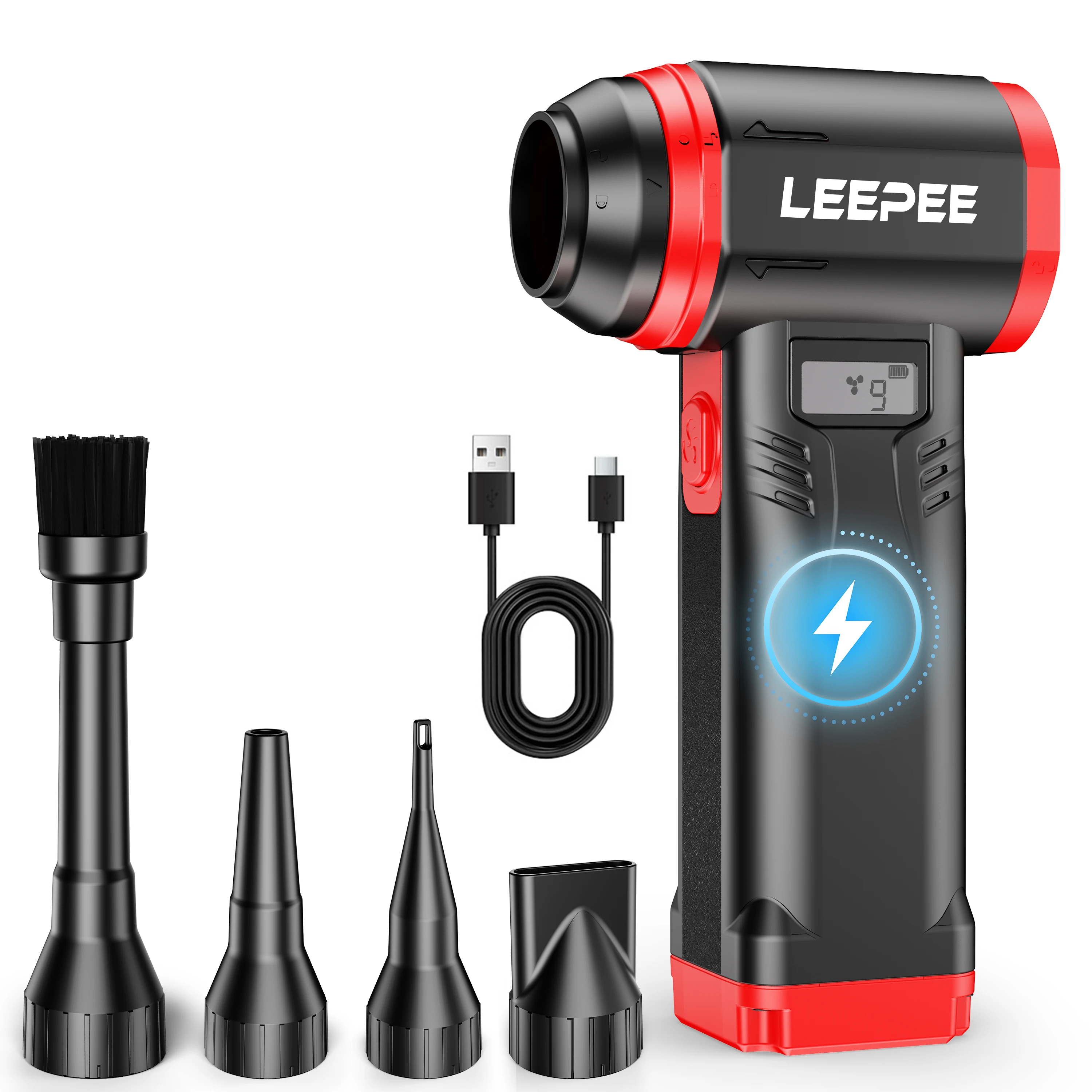 

For Computer Keyboard Brushless Powerful Air Blower Car Handheld Turbo Jet Fan Violent Wireless Hair Dryer Cleaning Blower Tools