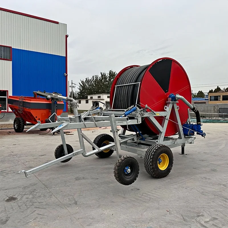 Reel Type Sprinkler Automatic Field Watering Drip Irrigation Machine Large Sprinkler Agricultural Mobile Irrigation Equipment
