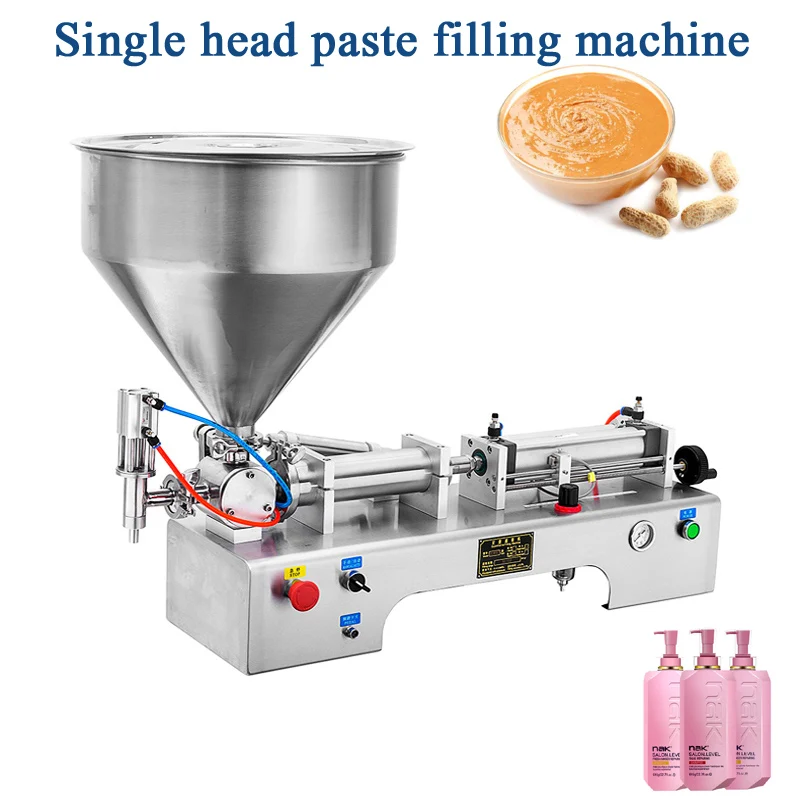 

PBOBP Pneumatic Paste Filling Machine Automatic Piston Pump Sauce Honey Peanut Bottle Beauty Cream Cosmetic Shampoo