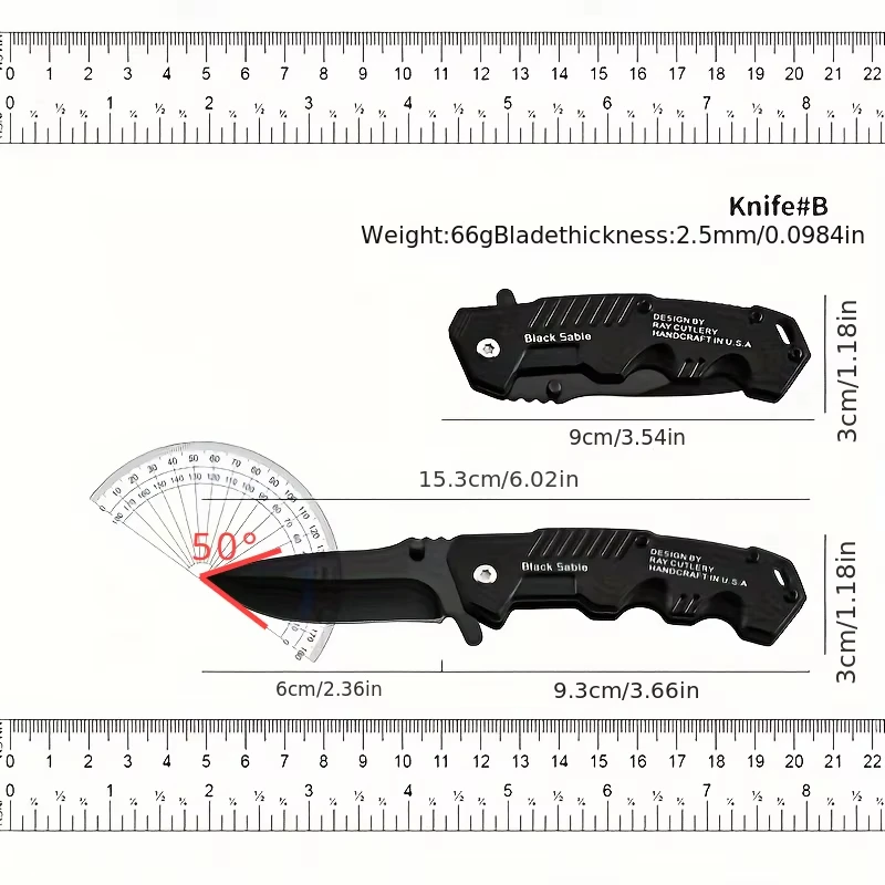 Folding Knife High Hardness Survival Outdoor Hiking Hunting Pocket Knife Camping EDC Tool Sharp  Knifes image 5