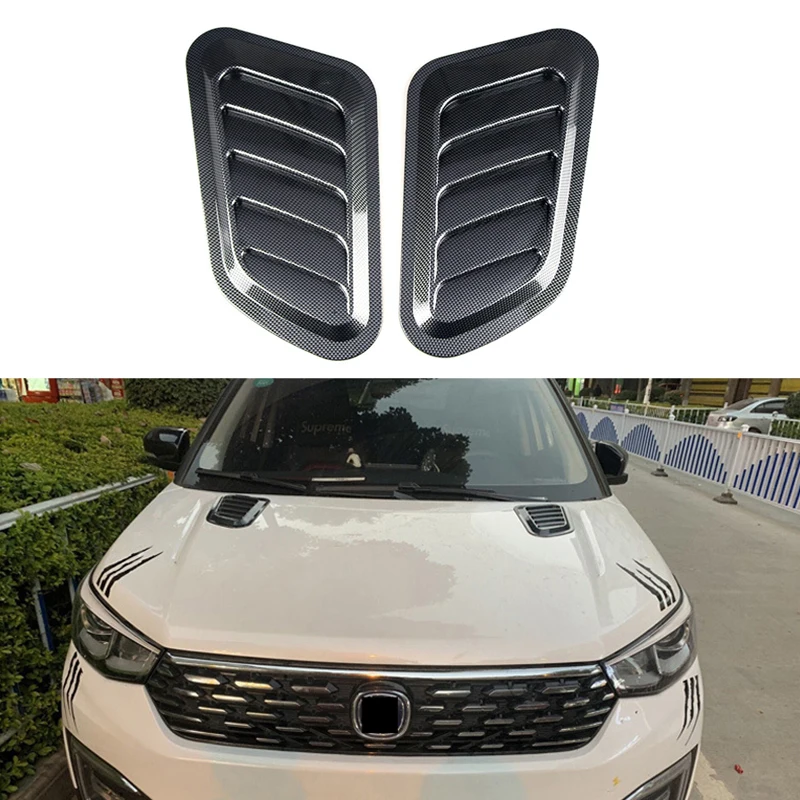 Universal Car Fake Air Outlet Cover Air Vents Body Hood Decorative Air Vents Modified Air Vent Cover Decorative Stickers Styling