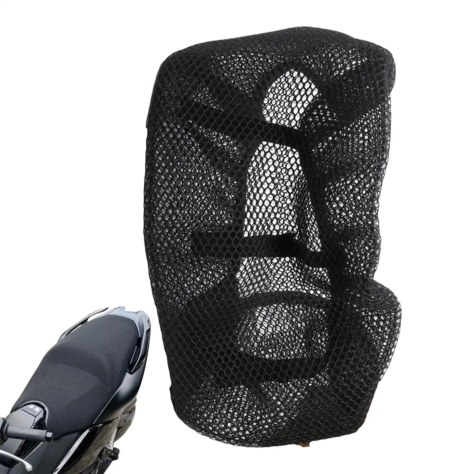 

Motorcycle Seat Cover Sun Protection Seat Pad Motorcycle Sun Protector Honeycomb Cushion For Snowmobile Riding Daily Commuting