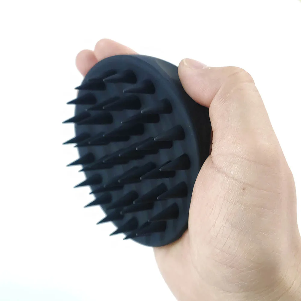 Scalp Massage Shampoo Brush Silicone Soft Skin Friendly Hair Massager Comb Hair Multi Functional Care Tool Bathroom