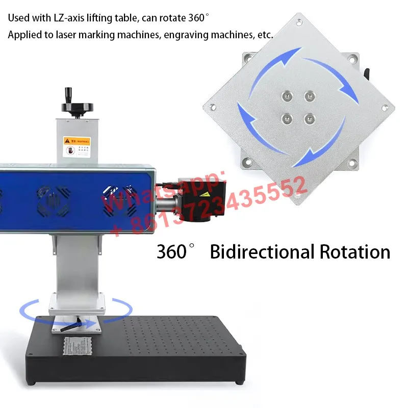 ZT360 column rotary table work table rotary platform manual rotary table marking machine engraving machine