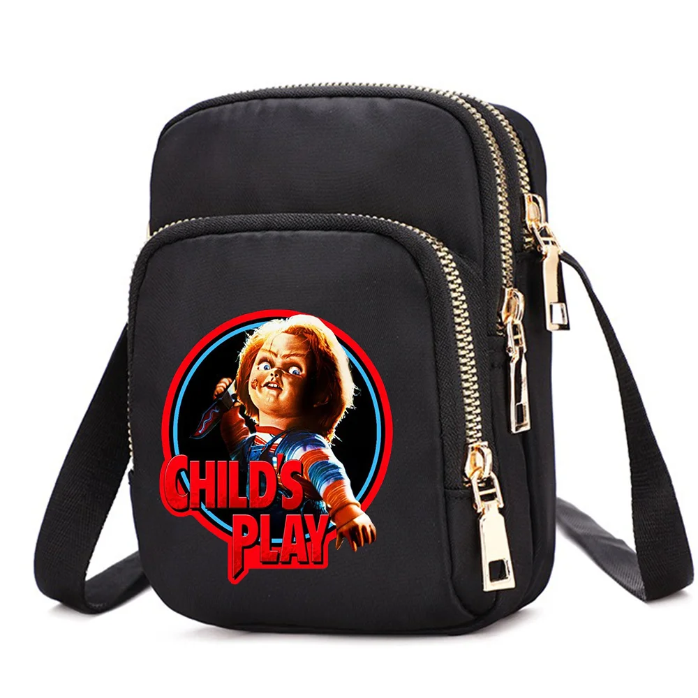 Child's Play Chucky Crossbody Bag for Women Shoulder Bags Large Tote Bag Ladies Underarm Handbags Female Girl Purses Gift