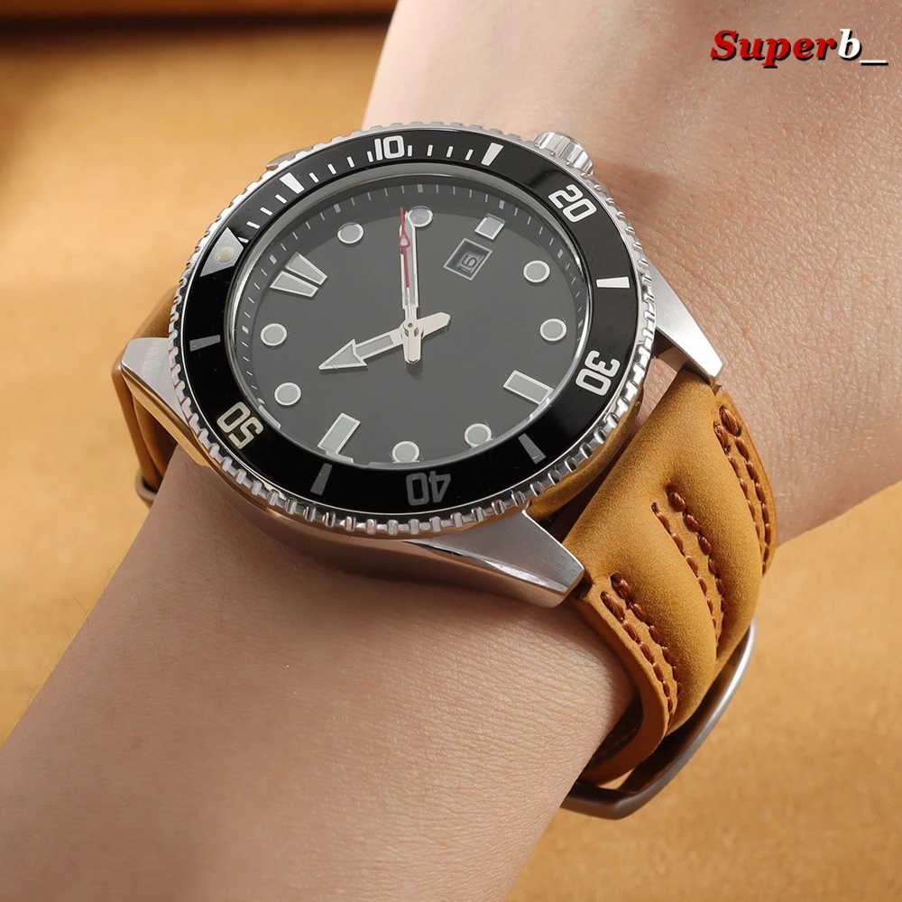 حزام ساعة من جلد كريزي هورس ال - مراجعة Rugged Sport Strap وسعره