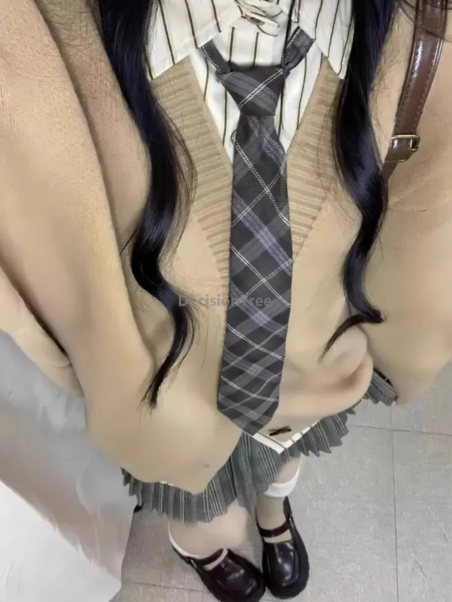 2025 Herbst Winter warme koreanische Schuluniform Akademie-Stil süße Mädchen tägliche JK-Uniform lose Freizeit Temperament Anzug