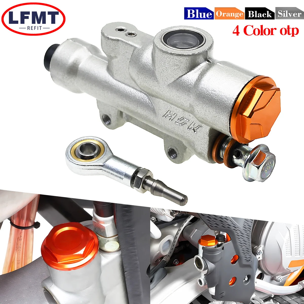 モーターサイクルリアブレーキマスターシリンダーポンプ部品、ktm sx xc exc xcw SX-F XC-F EXC-F XCF-W tpi 125 150 200 250 300 350 450 500