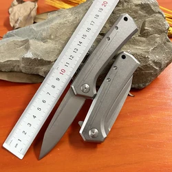 ZT 0808 Pocket Knife Outdoor Folding Knife Self Defense Knife D2 Steel Blade Portable Tactical Knife EDC Survival Knives for Men