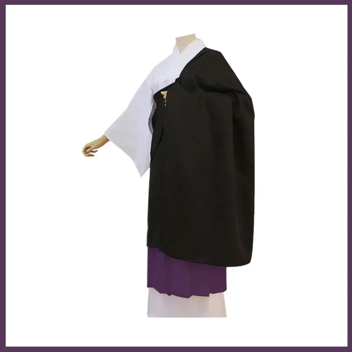 Anime Jujutsu Kaisen Uraume Cosplay Kostuum Pruik Japanse Kimono Cape Monnik Kleding Vrouw Halloween Traditioneel Festivalpak