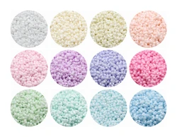 6x3mm Farfalle Seed Bead Making DIY shiny Pastel Color Opaque mix Peanut glass beads Earring Necklace Accessories 10g GSB-B