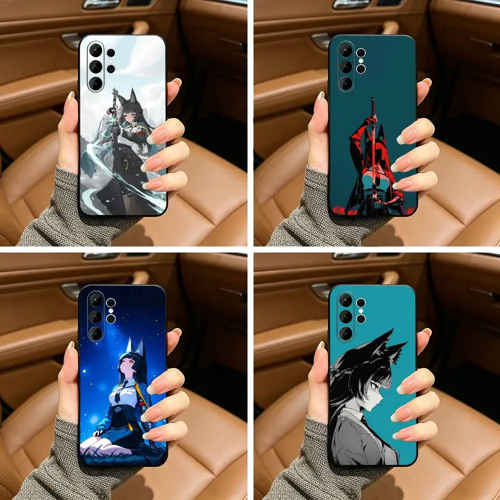 

Game- Miyabi -Hoshimi Phone Case For Samsung S25,S24,S21,S22,,Plus S23,S30,Ultra,S20,Fe,Lite,Black Soft Silicone
