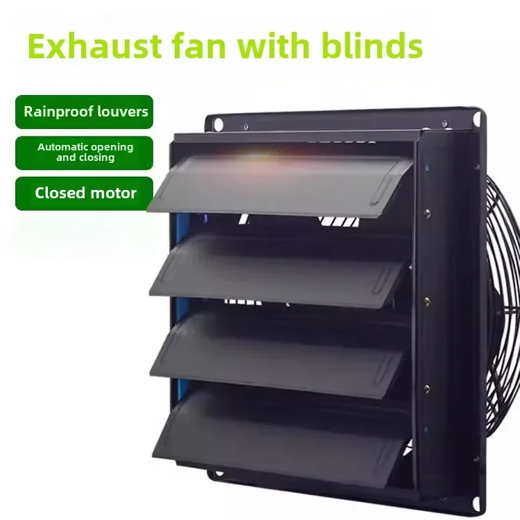 220V Kitchen Oil Fume Extractor Window Ventilator Ultra-Quiet Small Rental Exhaust Fan with Strong Suction