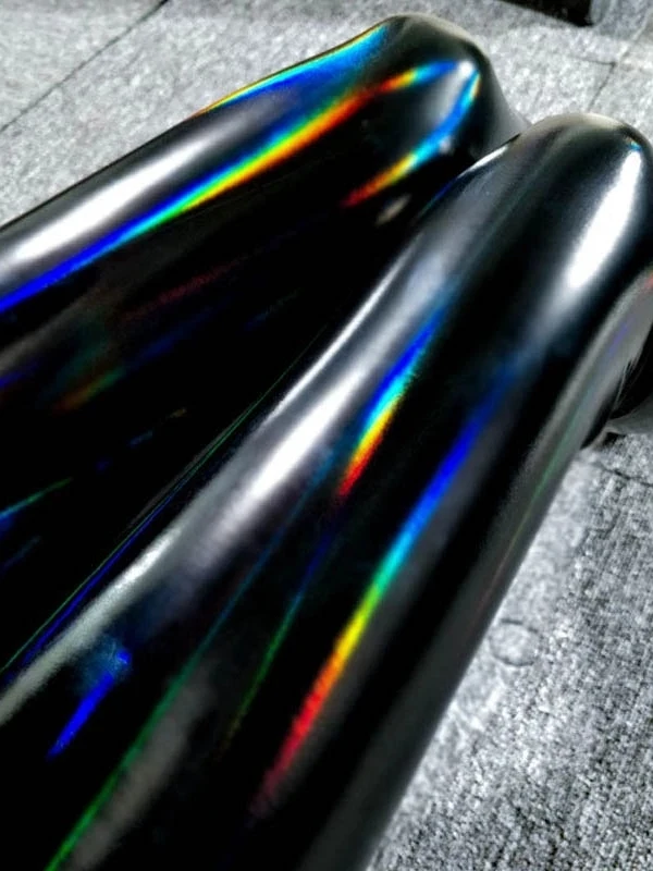 Leggings in pelle brillante Colore specchio ini Pantaloni strato base Pantaloni lunghi Street Sle per donna Stagione primaverile Altro materiale