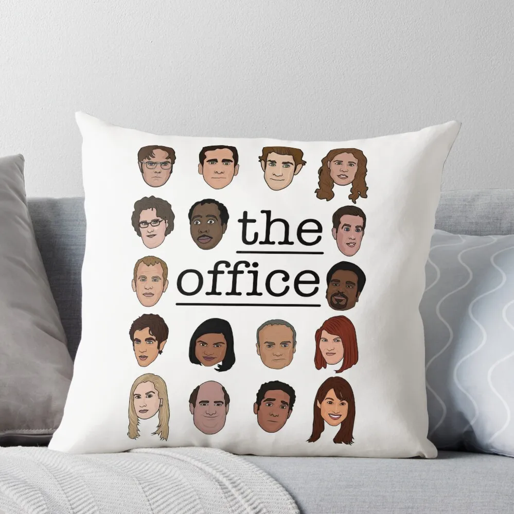 

The Office Crew Throw Pillow Luxury Pillow Cover Sofa Decorative Covers pillow pillowcase christmas supplies