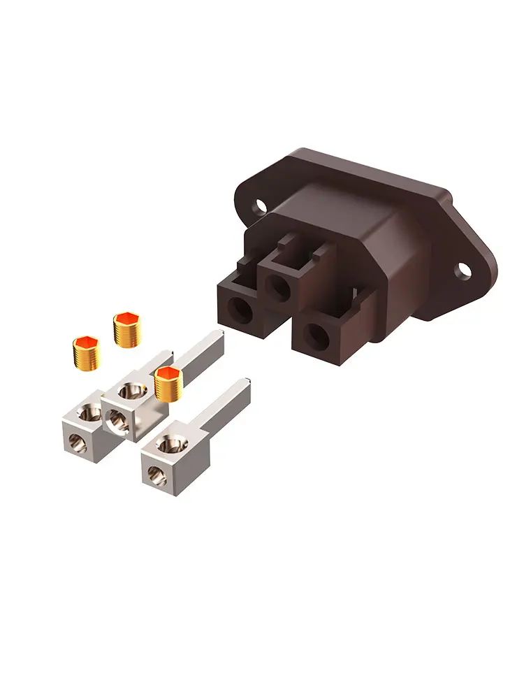 Monosaudio IC72 Gniazdo zasilania AC Męski Adapter Wtyk Przewód Zasilający Wtyczka Złącze Rodowane Złocone — zdjęcie produktu 7
