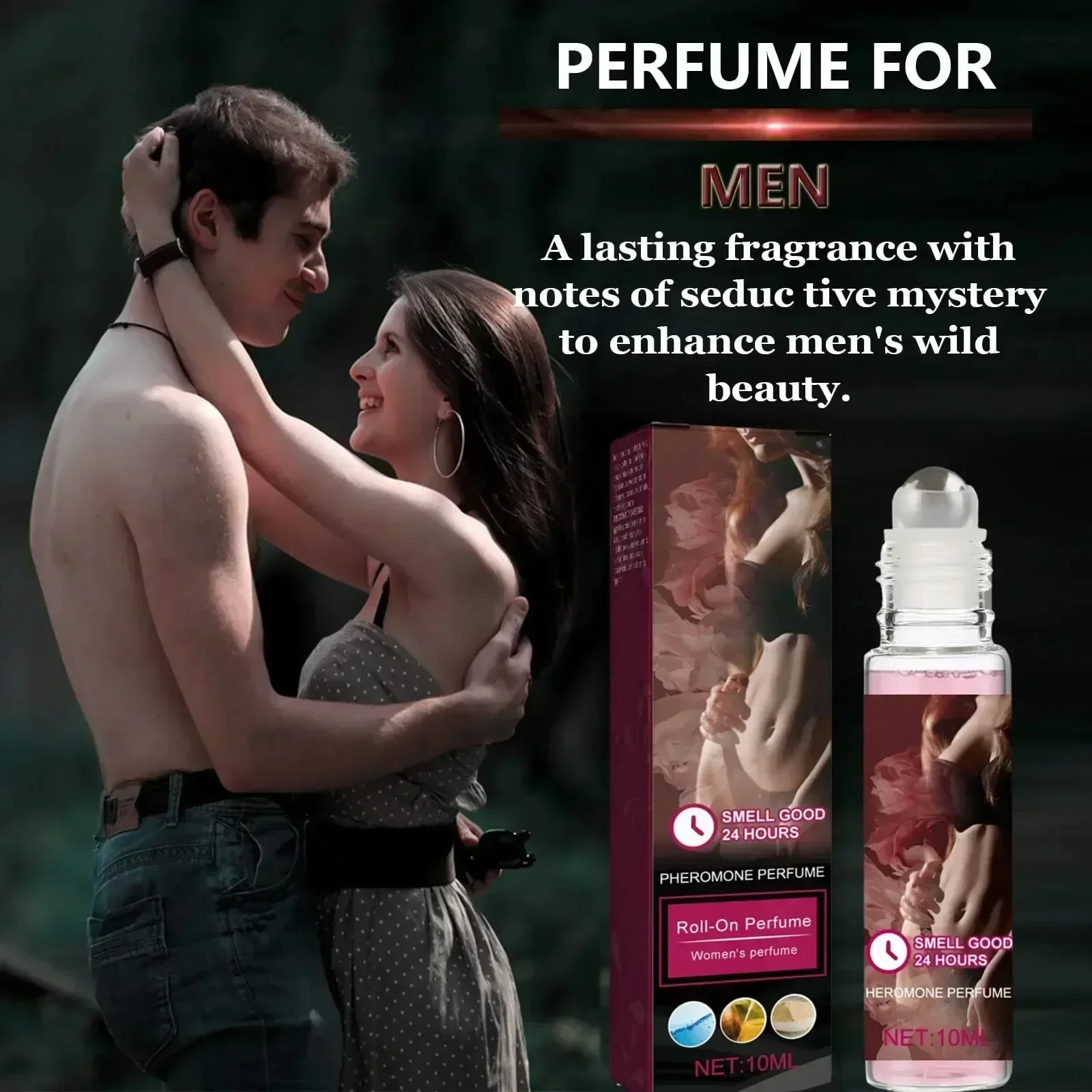 Enduring Pheromone Perfume for Sexual Flirt Intimate partner stimulates flirtation  charming essential oil  ultimate temptation