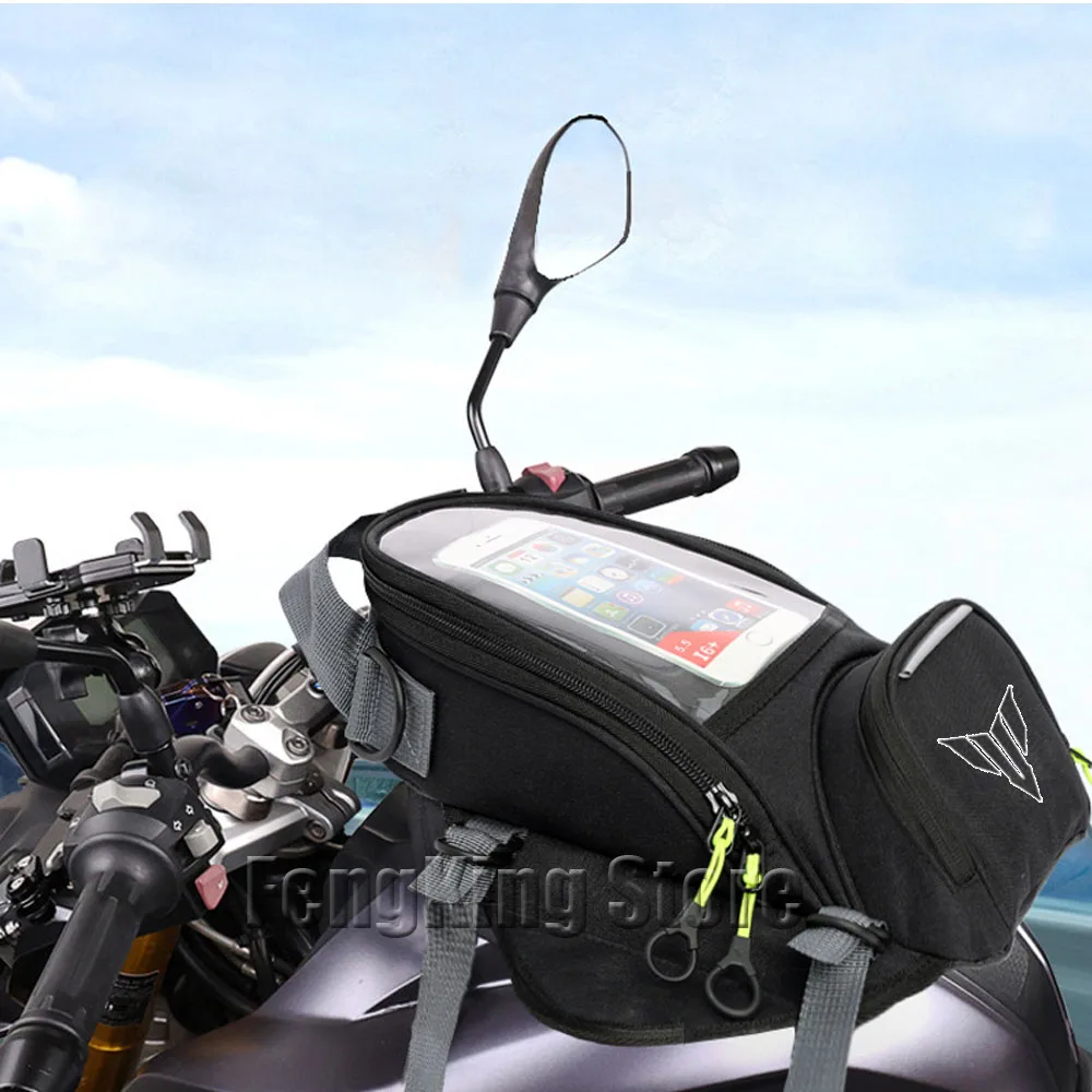 For Yamaha MT07 MT09 MT10 MT01 MT125 MT25 MT03 Motorcycle Magnetic Bag Riding Bag Navigation Fuel Tank Bag Large Screen