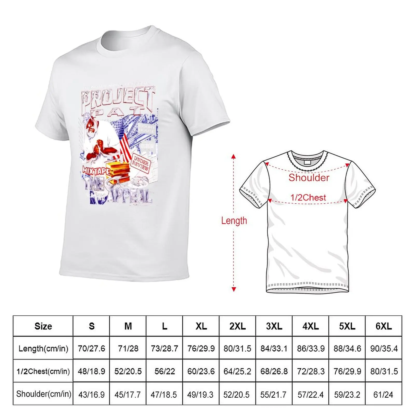 Project Pat Premium T-Shirt Lightweight Print T-Shirt