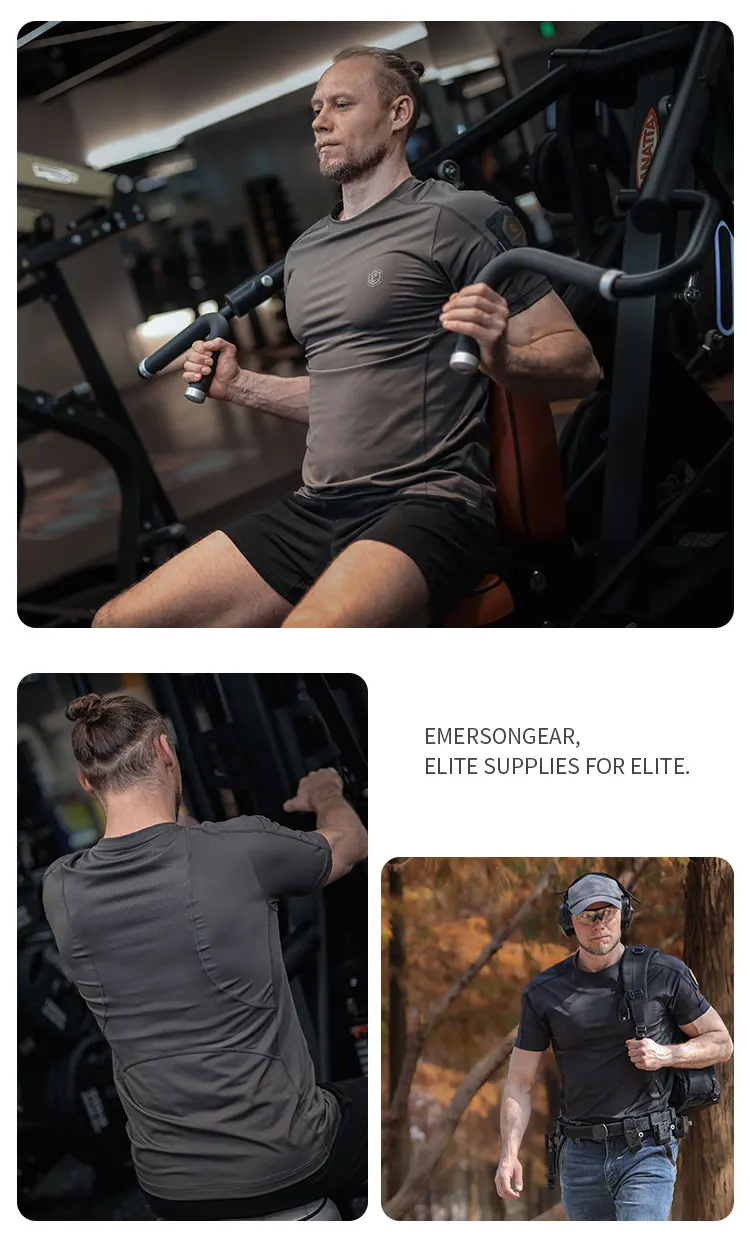 Emersongear Blue Label Fly Beast T-Shirts, bequeme Hemden, Alltagsoberteile, T-Shirt mit Vier-Wege-Stretch, Sport, Wandern, Camping, Jagd – Detail 7