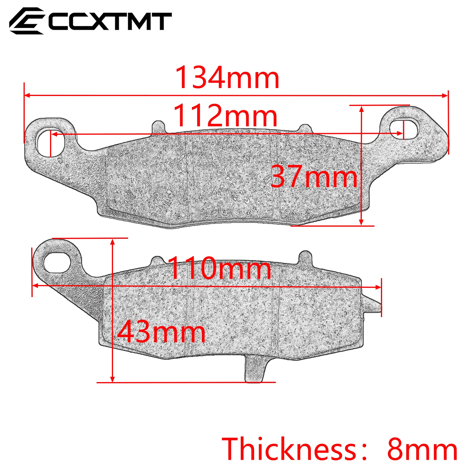 Motorcycle Front Rear Brake Pads for Kawasaki ZR750F 750H Vulcan Nomad VN1500 VN1600 VN1700 Classic Tourer Vaquero 1999-2014