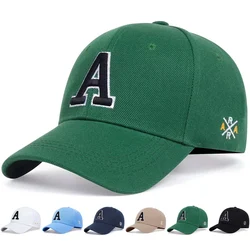 Unisex Letter Embroidery Baseball Cap Spring and Autumn Snapback Hat Adjustable Casual Cap Sunscreen Hat