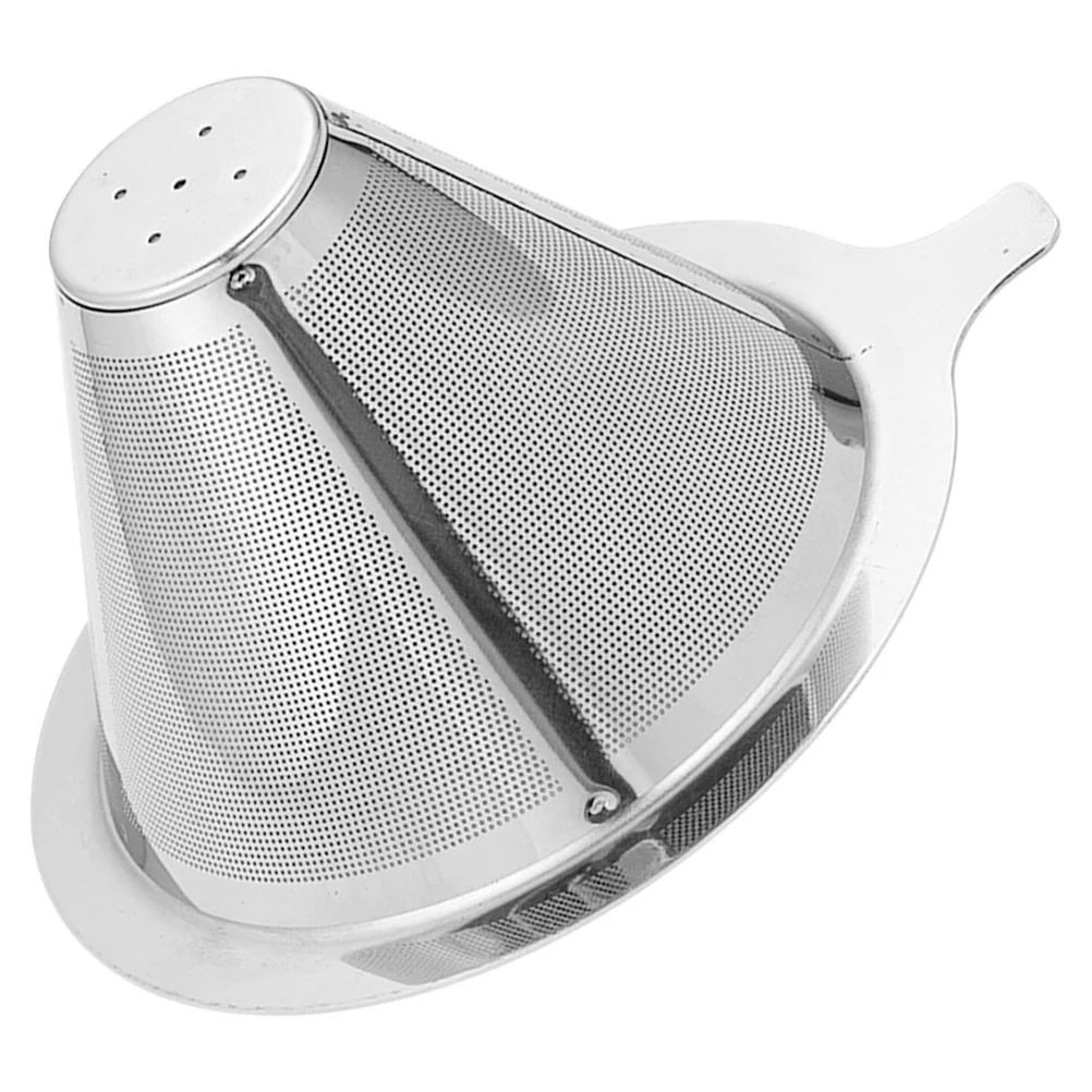 

Stainless Steel Coffee Filter Reusable Fine Mesh Strainer for Coffee Dripper Household Use Stainless Steel Filter Mesh