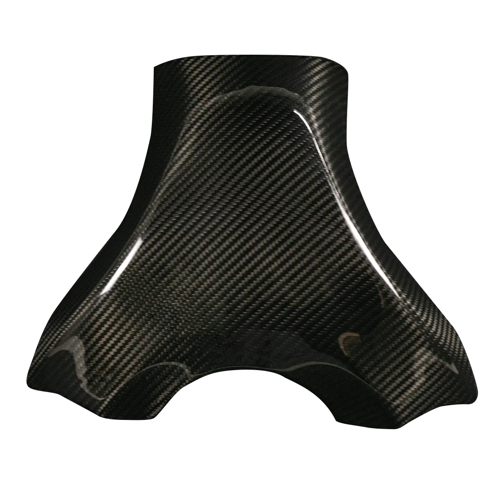 ZX6R Motorcycle Accessories Real Full Carbon Fiber Oil Fuel Gas Tank Cover Guard Protection For KAWASAKI Ninja ZX 6R 2019 - 2024