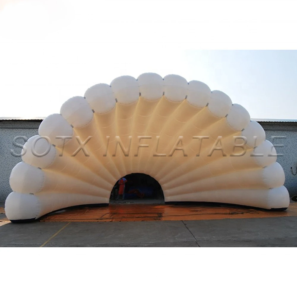 event music concert Newcommercial Igloo Large Inflatable Stage Cover White Shell dome Tents And Shelters Patio party for Wedding