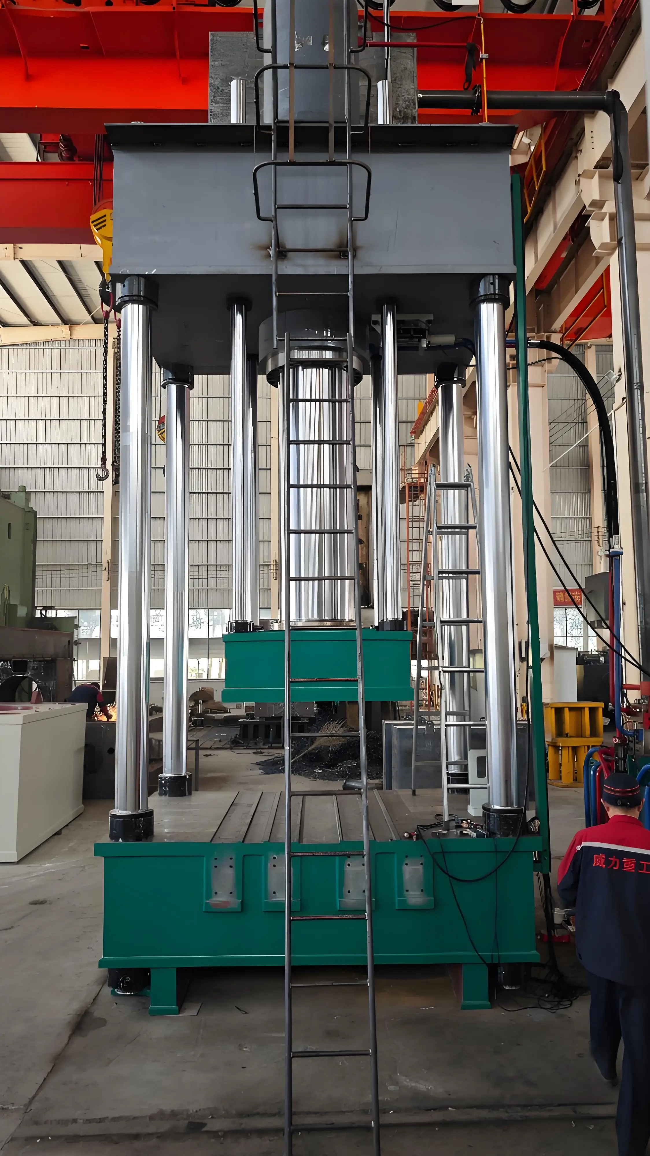 YW31-60T Multifunctional Auto Maintenance Tools Two Beam Four Column Hydraulic Press Machine