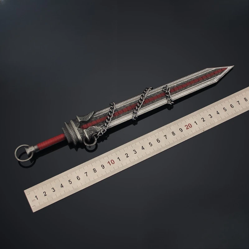 The Legend of Qin Shengqi Jueque Sword weapons Model Anime peripheral Cosplay Props Melee knife Metal Craft Ornament Boy's Gifts