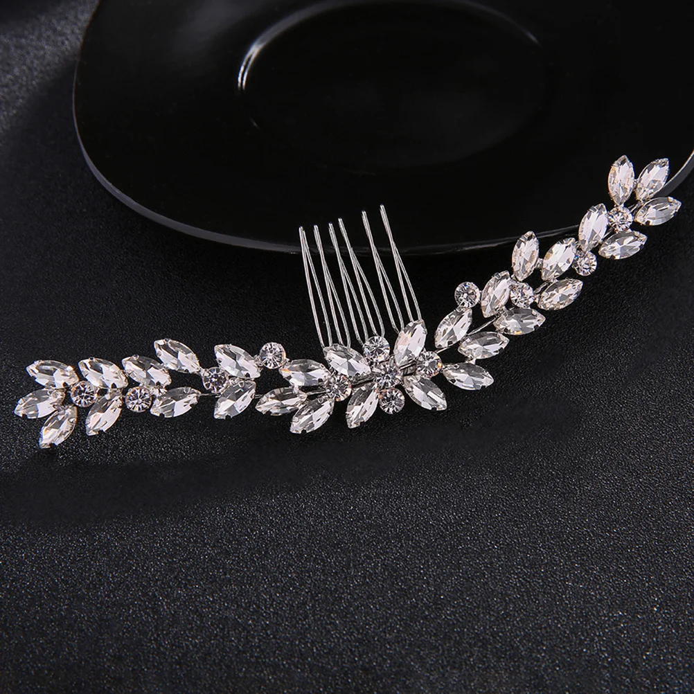 

Wedding Headpieces Comb Rhinestone Headwear Hair Jewelry for Women Bridal Headdress Accessories Hairpiece